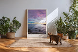 Paul Sinus Kunstdruck 40x60cm Pastel Horizon Himmel über ruhigem Meer Where Sky Dreams in Color