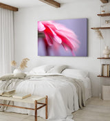 Paul Sinus Wandbild 120x80cm Blume Blüte Rosa Makroaufnahme Kunstvoll Dekorativ