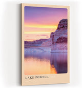 Paul Sinus Kunstdruck 40x60cm Lake Powell USA – Sandsteinformationen mit Wasserreflexion im Sonnenuntergang