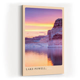 Paul Sinus Kunstdruck 40x60cm Lake Powell USA – Sandsteinformationen mit Wasserreflexion im Sonnenuntergang