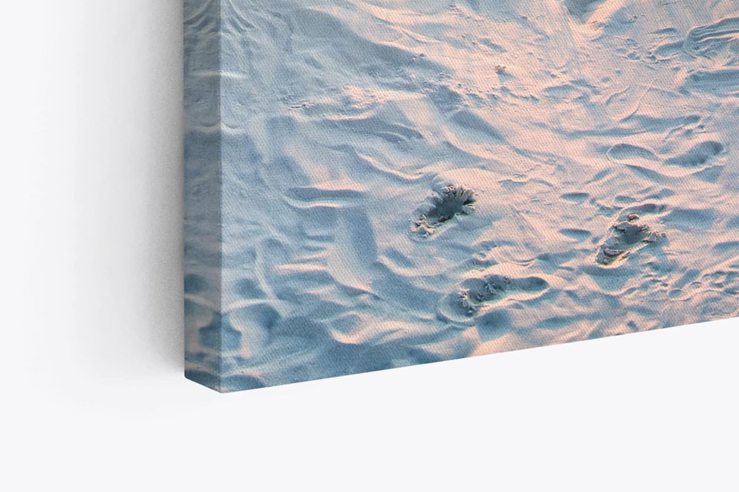 Paul Sinus Wandbild 120x80cm Ostsee Strand Sand Meer Sonnenuntergang Horizont