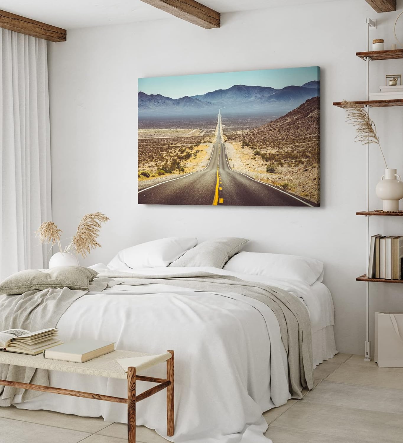 Paul Sinus Wandbild 120x80cm Route 66 USA Straße Berge Landschaft Gebirge