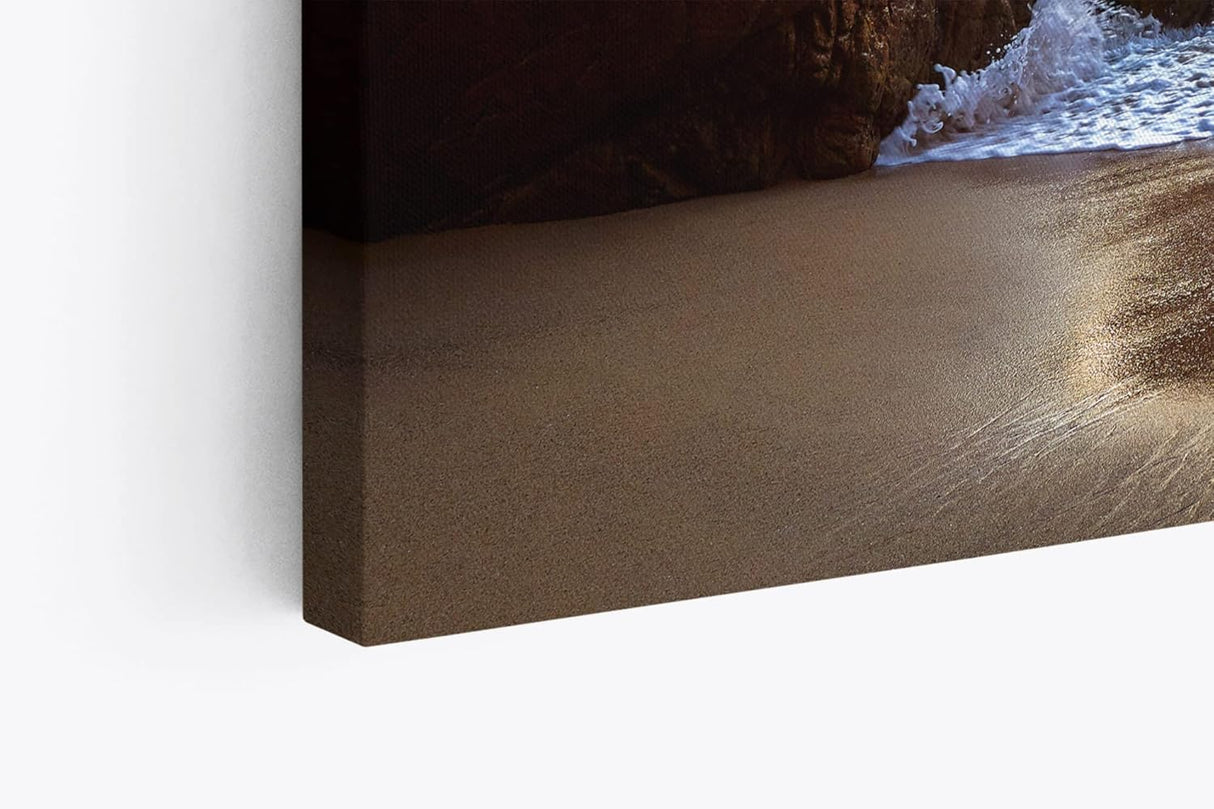 Paul Sinus Wandbild 120x80cm Cabo da Roca Portugal Atlantik Bucht Strand Felsen