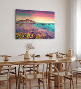 Paul Sinus Wandbild 120x80cm Giallonardo Beach Italien Meer Felsen Horizont Küste