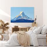 Paul Sinus Wandbild 120x80cm Machapucharé Berggipfel Himalaya Nepal Berg Schnee