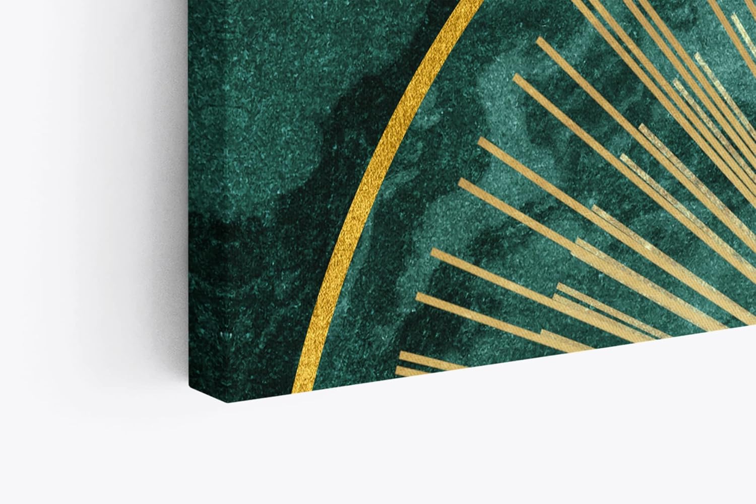 Wandbild 120x80cm Abstrakte Kunst Minimal Kreise Schwarz Modern