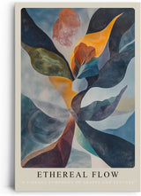 Paul Sinus Leinwandbild 60x90cm Ethereal Flow – Abstrakt, Kunst, Harmonie, Bewegung, Farben, Struktur, Eleganz, Balance, Form, Dynamik, Licht, Tiefe