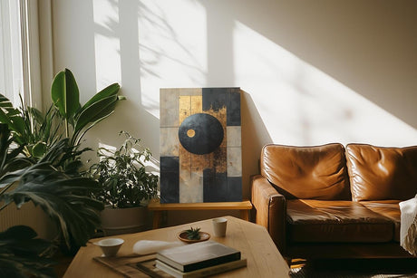 Paul Sinus 60x90cm Wandbild, Meisterwerk in Fokusgeometrie – Eleganz trifft auf perfekte Harmonie und Tiefe
