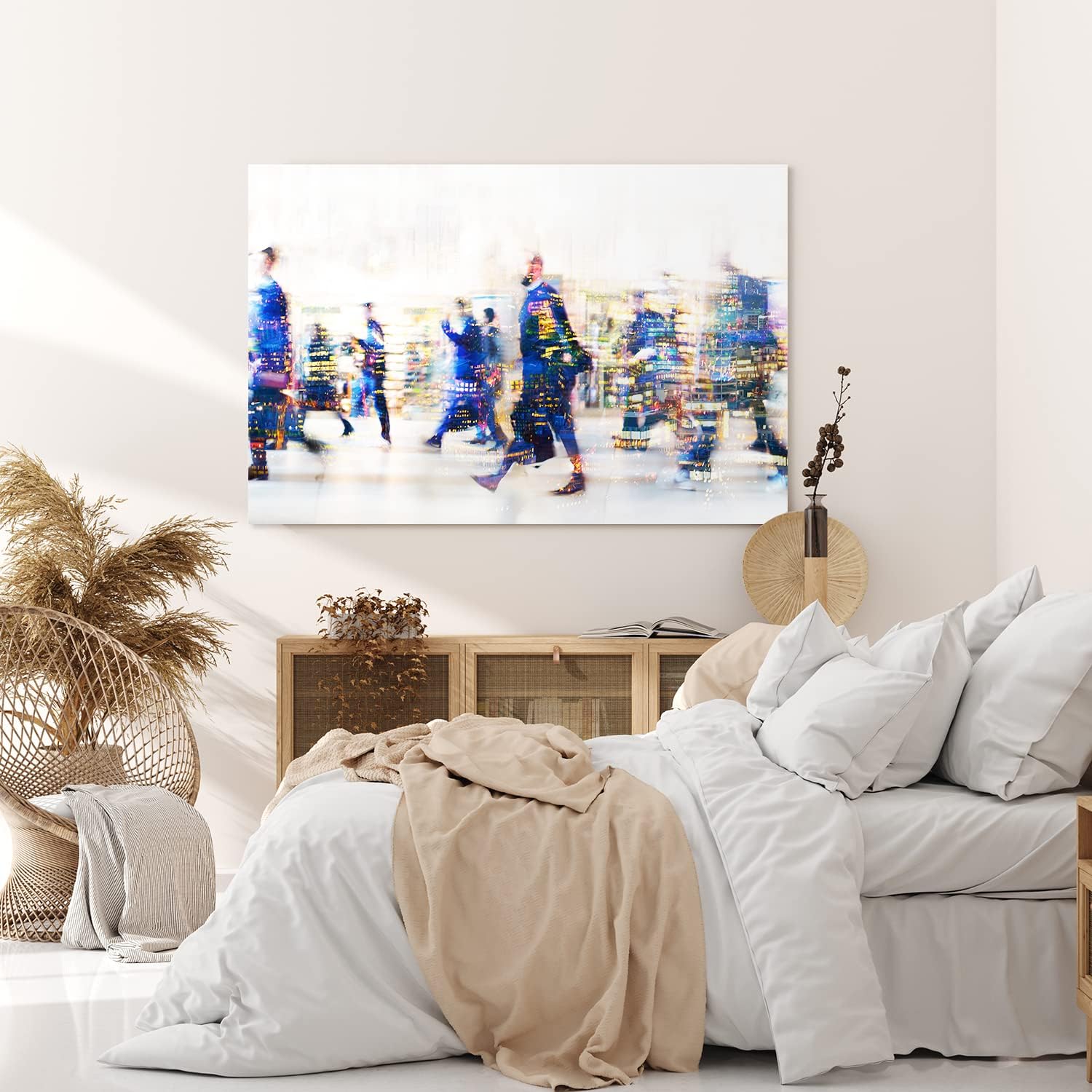 Paul Sinus Wandbild 120x80cm Wallstreet Business Börse Büro Finanzen Skyline