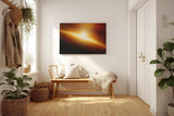 Sinus Art Wandbild 120x80cm Faszinierende Weltraumszenerie mit dynamischer Lichtwirkung und kosmischer Tiefe