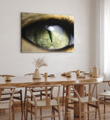 Paul Sinus Wandbild 120x80cm Katzenauge Auge Fotokunst Nahaufnahme Katze
