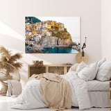 Paul Sinus Wandbild 120x80cm Cinque de Terre Italien Küstenstadt Klippe Mittelmeer
