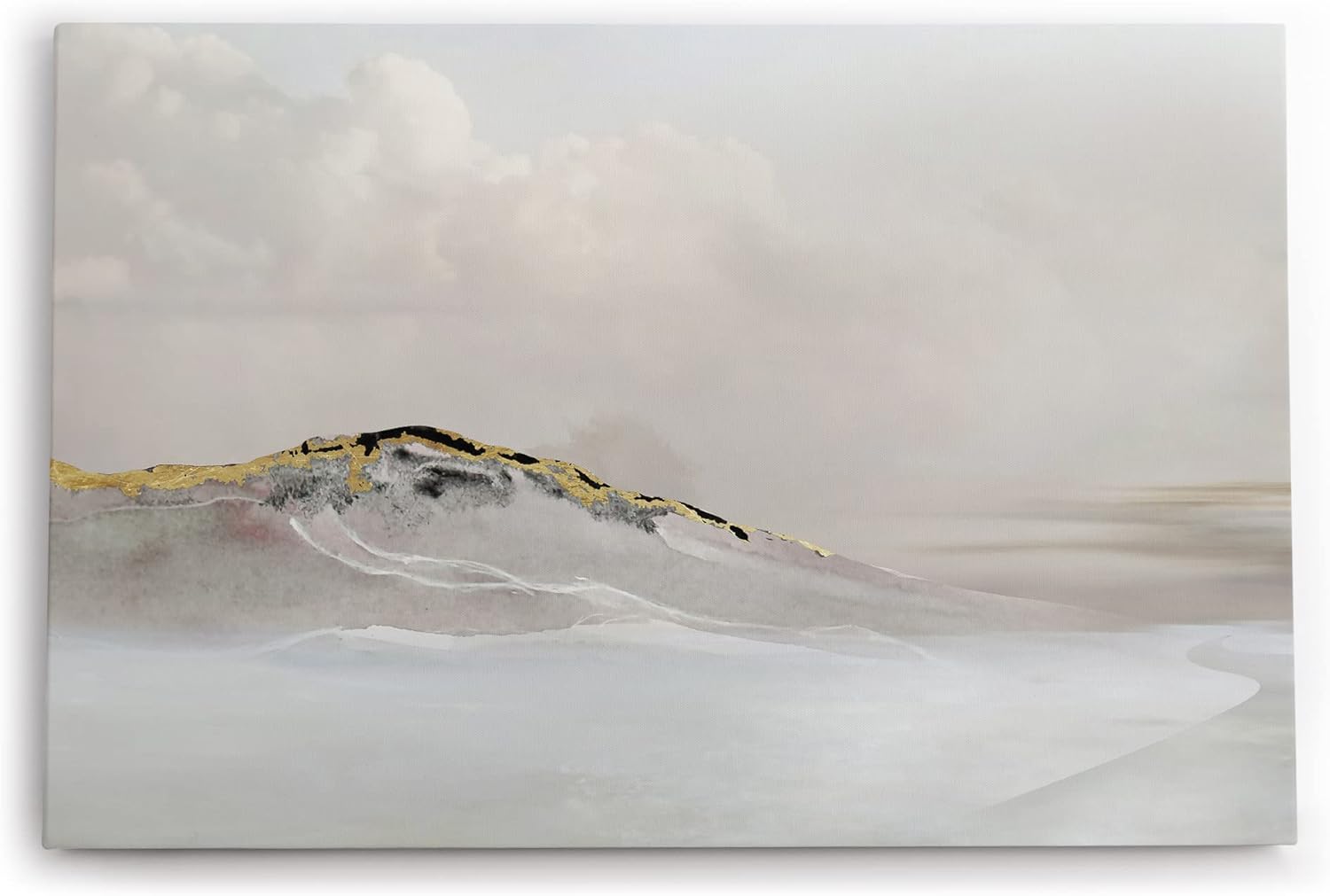 Wandbild 120x80cm Minimale Landschaft Abstrakte Kunst Berg Hügel