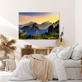Paul Sinus Wandbild 120x80cm Anhui China Berglandschaft Gebirge Berge Natur