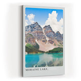 Paul Sinus Kunstdruck 40x60cm Moraine Lake – türkisblauer Gletschersee vor Felsmassiv in Kanada