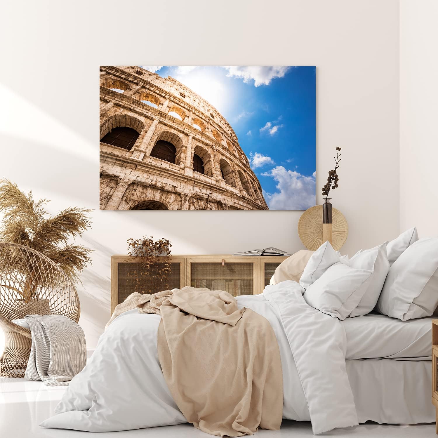 Paul Sinus Wandbild 120x80cm Rom Kollusion Römer Italien Gladiatoren Antik blauer Himmel