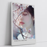 Paul Sinus Leinwandbild 80x120cm Sakura Traum zart poetisch romantisch harmonisch japanisch kunstvolle Wandkunst sanfte Farben faszinierend ästhetisch