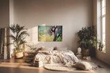 Sinus Art Wandbild 120x80cm Der mystische Baum mit farbigen Ästen wirkt magisch und faszinierend zugleich