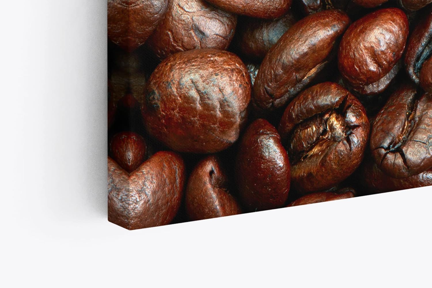 Paul Sinus Wandbild 120x80cm Kaffee Kaffeebohnen Braun Nahaufnahme Küche