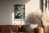 Paul Sinus Wandbild in 40x60cm Lotus Flow Rosa Lotusblüten auf ruhigem Wasser
