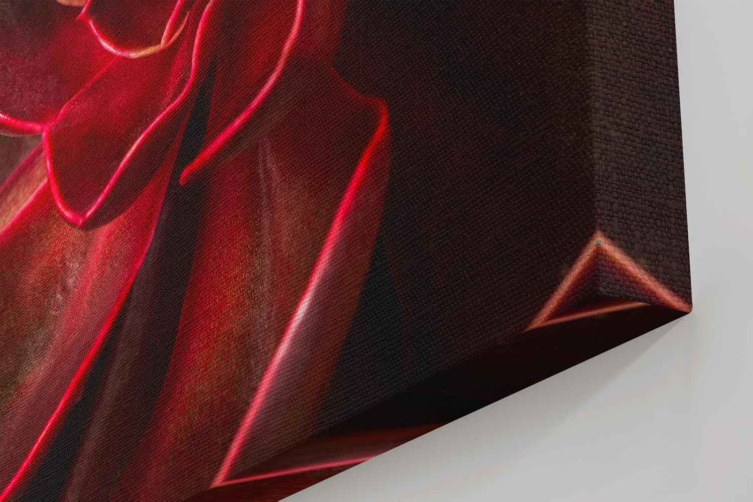 Sinus Art Wandbild 120x80cm Modernes Pflanzendetail mit ausdrucksstarken Formen und leuchtender Linienführung