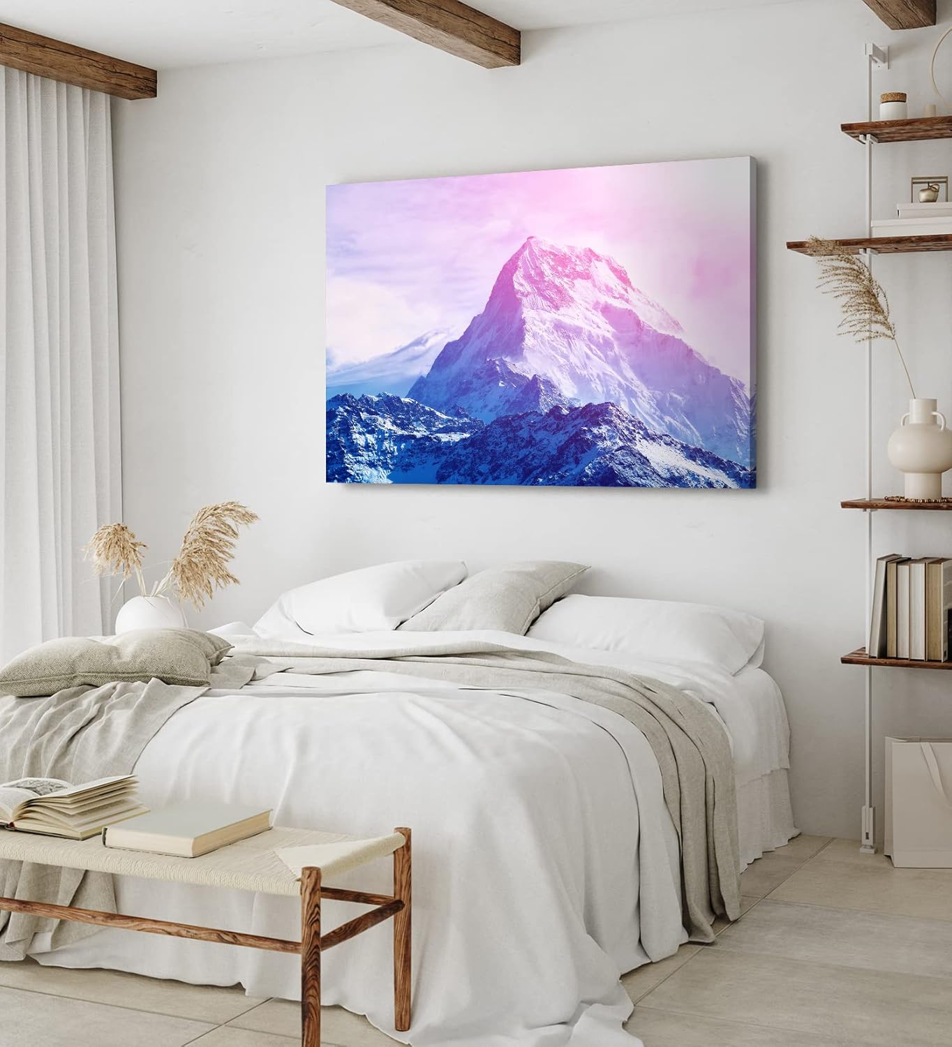 Paul Sinus Wandbild 120x80cm Ama Dablam Berggipfel Nepal Himalaya Berg Blau