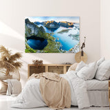 Paul Sinus Wandbild 120x80cm Lofoten Norwegen Inseln Meer Berge Natur