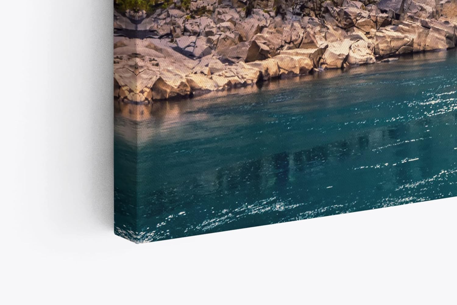 Paul Sinus Wandbild 120x80cm Studlagil Canyon Island Schlucht Felsformation Fluss