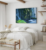 Paul Sinus Wandbild 120x80cm Oregon Wasserfälle Natur Wasser Grün USA