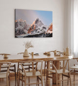 Paul Sinus Wandbild 120x80cm Alpen Gebirge Berge Gipfel Berggipfel Schneegipfel