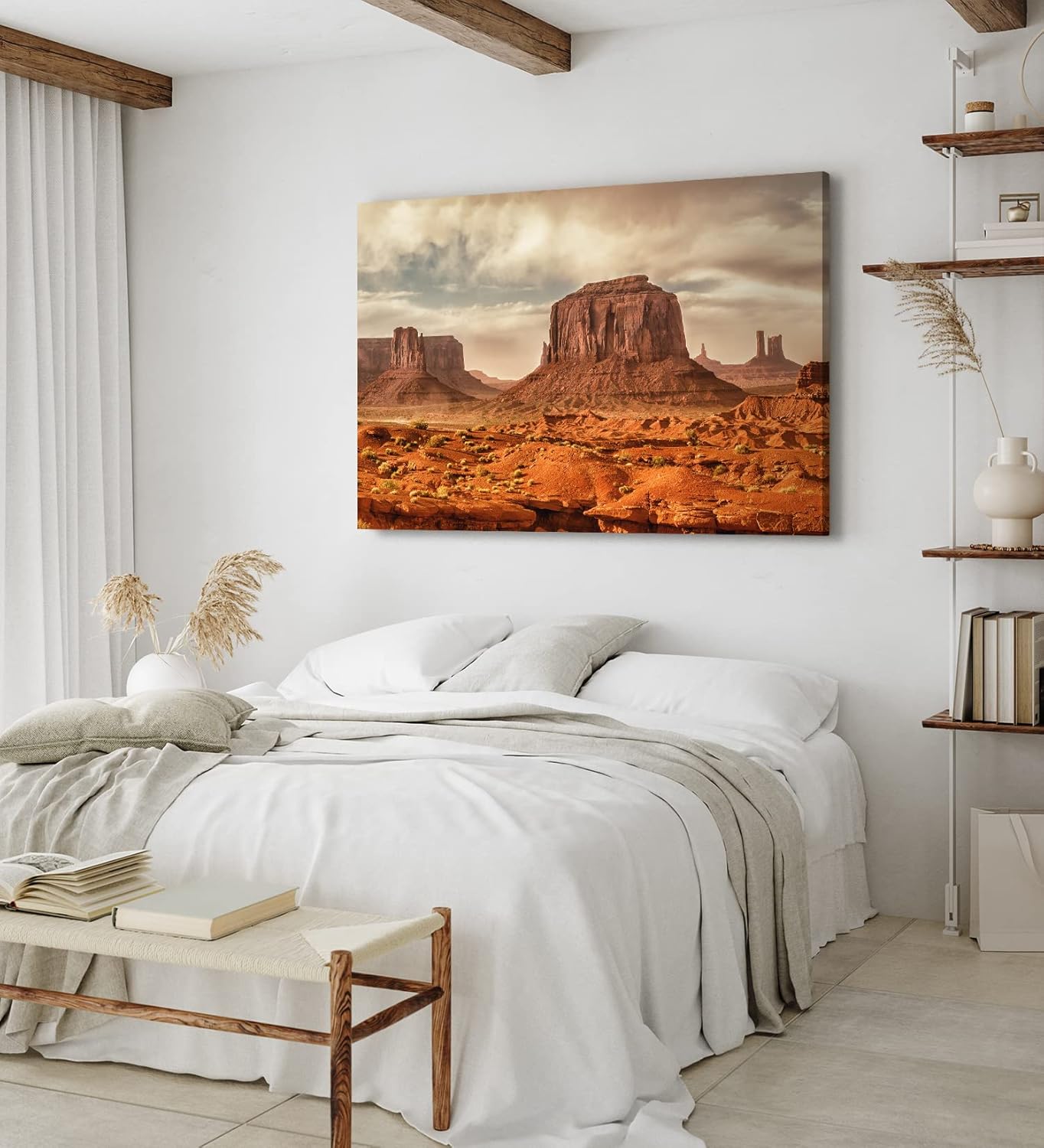 Paul Sinus Wandbild 120x80cm Arizona USA Felsen Berge Rot Steinformationen