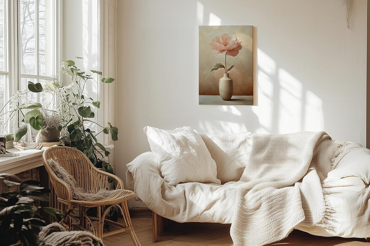 Paul Sinus 60x90cm Wandbild Zeitlose Blütenkraft – Eindrucksvolles Blumenmotiv mit Fokus auf florale Ästhetik