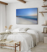 Paul Sinus Wandbild 120x80cm Stille See Meer Ozean Horizont Blau Sonnenuntergang
