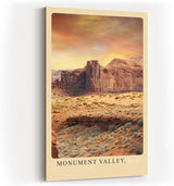 Paul Sinus Kunstdruck 40x60cm Monument Valley – Rote Felsenlandschaft in den Weiten des amerikanischen Westens