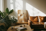 Paul Sinus 60x90cm Wandbild Blütenträume in Beige – Ausdrucksstarke Mohnblumen als stilvolles Highlight für elegante Wohnräume