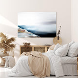 Paul Sinus Wandbild 120x80cm Strand Meer Abstrakt Horizont Kunstvoll Wellen
