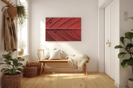 Sinus Art Wandbild 120x80cm Perfektes Motiv für alle, die grafische Naturästhetik mit Eleganz verbinden