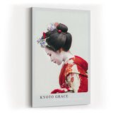 Paul Sinus Kunstdruck 40x60cm Kyoto Grace Geisha Japan Tradition Kultur Porträt Blumen Kimono