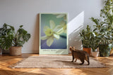 Paul Sinus Kunstdruck 40x60cm Spring Whirl Narzisse Blüte Frühling Gelb Makro Naturpastell