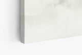 Paul Sinus Wandbild 120x80cm Ein Mann auf Berggipfel Berge Wolken Felsen Nebel