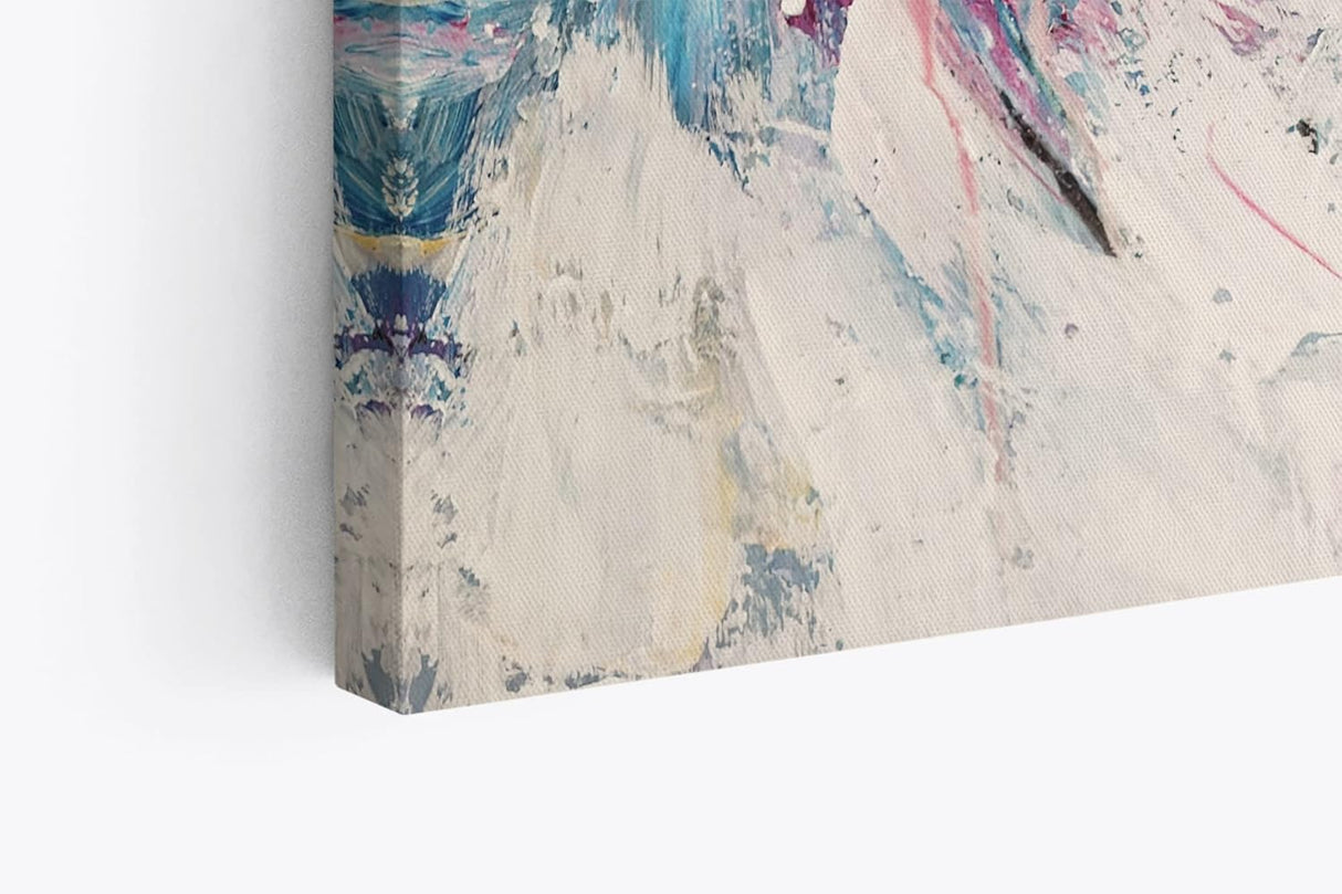 Paul Sinus Wandbild 120x80cm Struktur Farben Farblecken Abstrakt Kunstvoll Modern