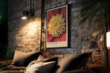 Paul Sinus Kunstdruck 40x60cm Inner Bloom mit Nahaufnahme einer farbintensiven Blüte