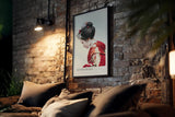 Paul Sinus Kunstdruck 40x60cm Kyoto Grace Geisha Japan Tradition Kultur Porträt Blumen Kimono