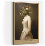 Paul Sinus Wandbild in 40x60cm The Floral Portrait – Stilvolle Kunst mit floraler Symbolik und zeitloser Eleganz