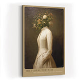 Paul Sinus Wandbild in 40x60cm The Floral Portrait – Stilvolle Kunst mit floraler Symbolik und zeitloser Eleganz