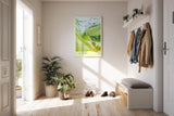 Paul Sinus Kunstdruck 40x60cm Refresh – Zitrone und Limette mit Eis und Sprudel im Makro