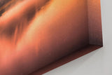 Sinus Art Wandbild 120x80cm Stimmungsvolles Fuji-Motiv bei Sonnenaufgang mit faszinierendem Nebelspiel