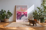 Paul Sinus Kunstdruck 40x60cm Pink Glow – Sanfte Blütenpracht in zartem Lichtspiel