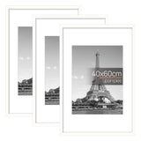 upsimples 3 Pack Bilderrahmen A4 Holz, Picture Frame Holz für Fotos, Bilder, Poster