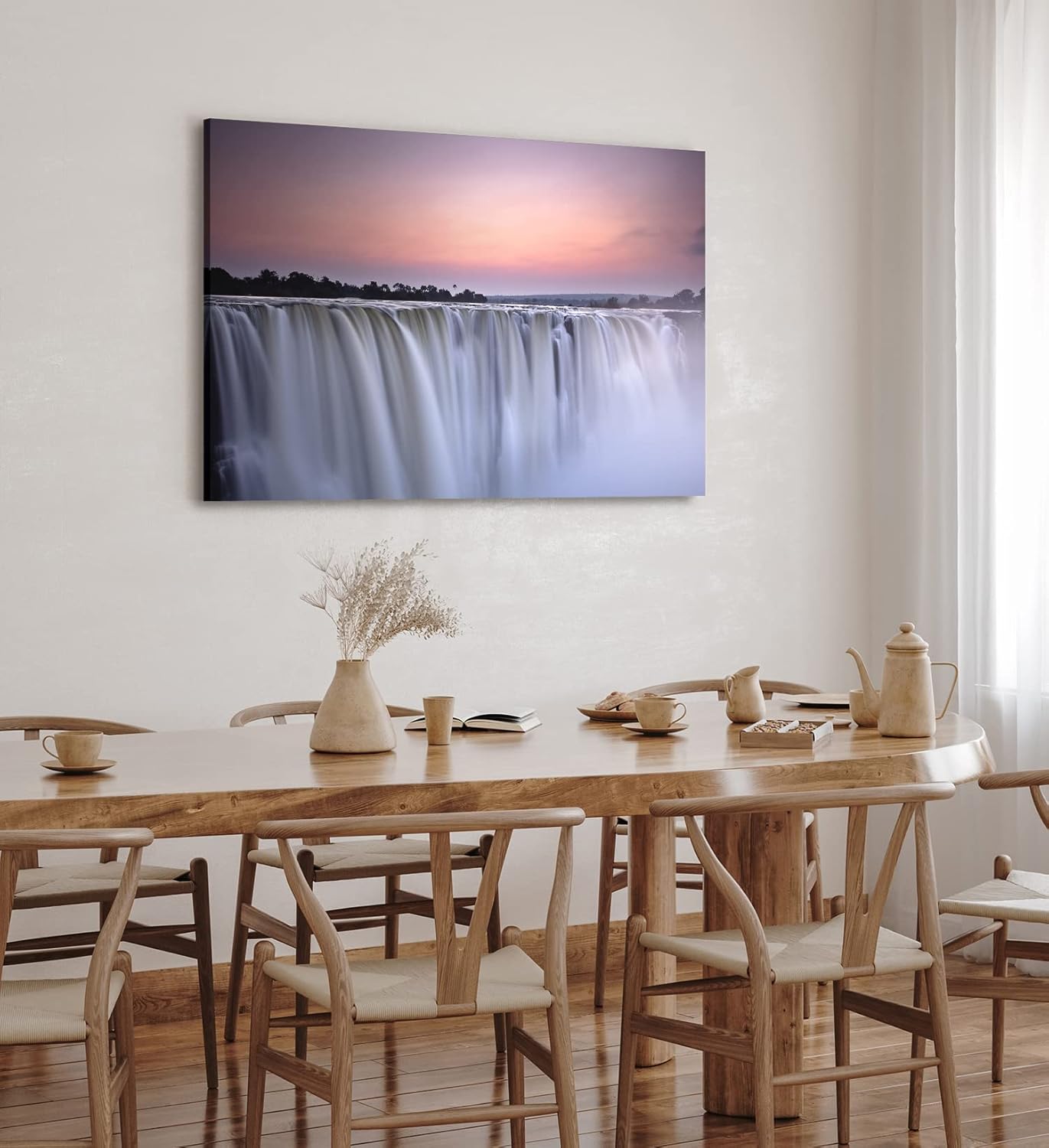 Paul Sinus Wandbild 120x80cm Viktoriafälle Wasserfall Sambia Afrika Fotokunst